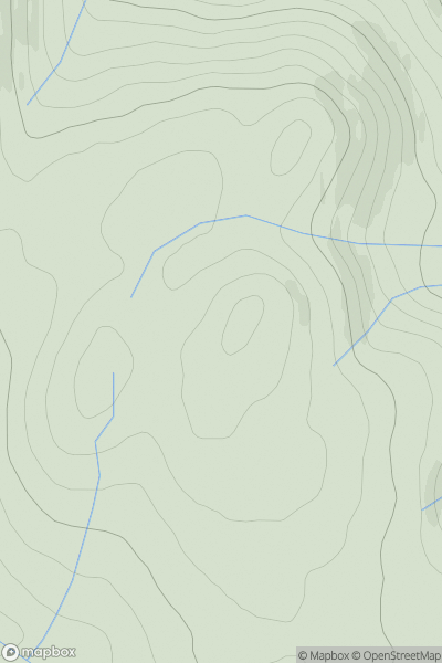 Thumbnail image for Kilbride Hill [Loch Fyne to Bute and the Firth of Clyde] [NS143756] showing contour plot for surrounding peak